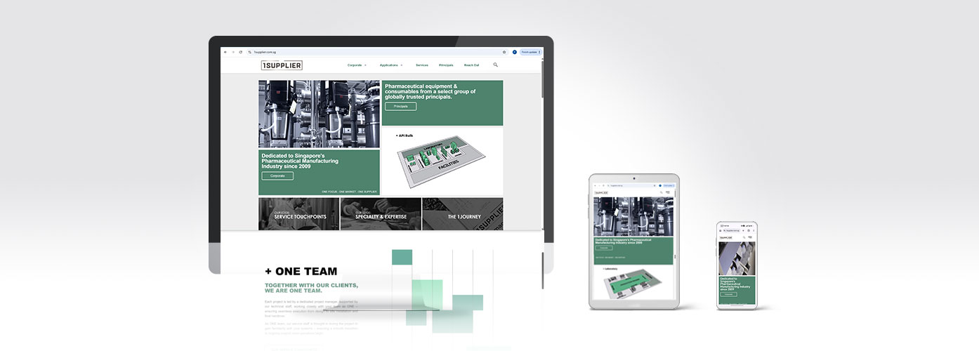 Corporate Website Design - Pharmaceutical Solutions Integrator - Case Study
